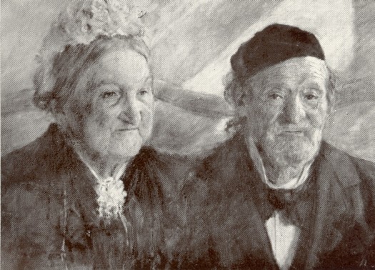 Hugo Larsen: Portræt af komponisten August Ennas forældre, 1902