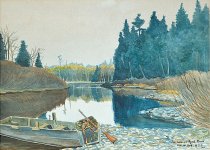 H.V.L.: Madawaska River, Maine, Oct 1908