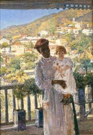 Hugo Larsen's painting of Nanna and the Child
