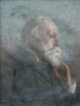 Hugo Larsen: Portrait of an elderly gentleman. Click to see a larger reproduction