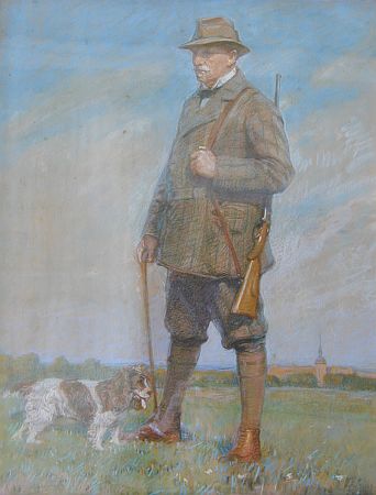 Hugo Larsen: Christian Eiler Holck, 1917