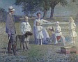 Hugo Larsen: G.A. Hagemann med familie, Ristrup 1913. Klik for at se en større gengivelse