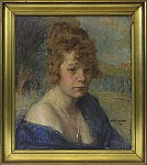 Hugo Larsen: Nanny Vaslev, 1919