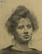 Hugo Larsen: Female Portrait, 1897