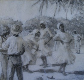 Hugo Larsen: Danseglæde, St. Croix 1906