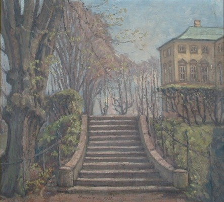 Lauritz Howe: Parti fra Frederiksberg Slot, 1926