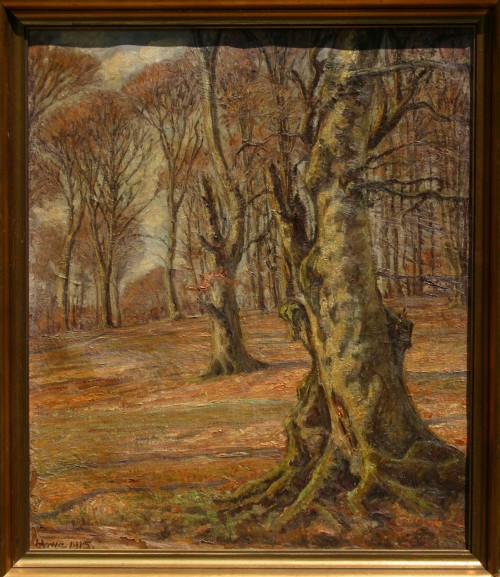Lauritz Howe: Efterår i Dyrehaven, 1915