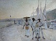 Folkeliv p havnen, St. Thomas 1907